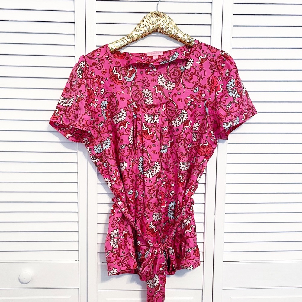 Lilly Pulitzer Blouse - Sz L (like new!)